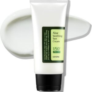 COSRX Aloe Soothing Sun Cream SPF 50+++, Daily Hydrating Sunscreen for Dry Sensitive Skin, UVA&UVB Protection, No White Marks, Sun Moisturiser, Korean Sunscreen, Korean Skincare (Copy)